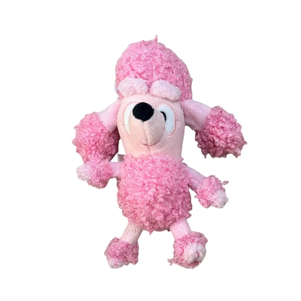 Bluey Coco the Poodle Plush Pink Stuffed Animal Moose Toys Ludo Studio 6 Inch